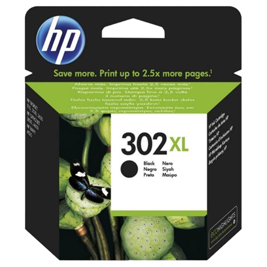 HP OJ 3800/3830 - TINTEIRO PRETO N.º 302XL (F6U68A) HP OJ 3800/3830 - TINTEIRO PRETO N.º 302XL (F6U68A)
