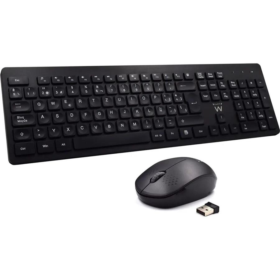 EWENT EW3258 - TECLADO BAIXO PERFIL E RATO WIRELESS 1600DPI