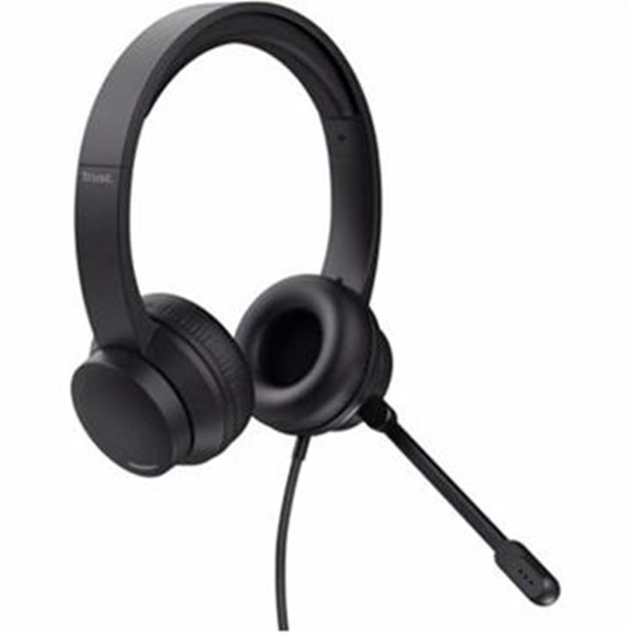 TRUST HEADSET C/MICRO AYDA 3.5"BLACK