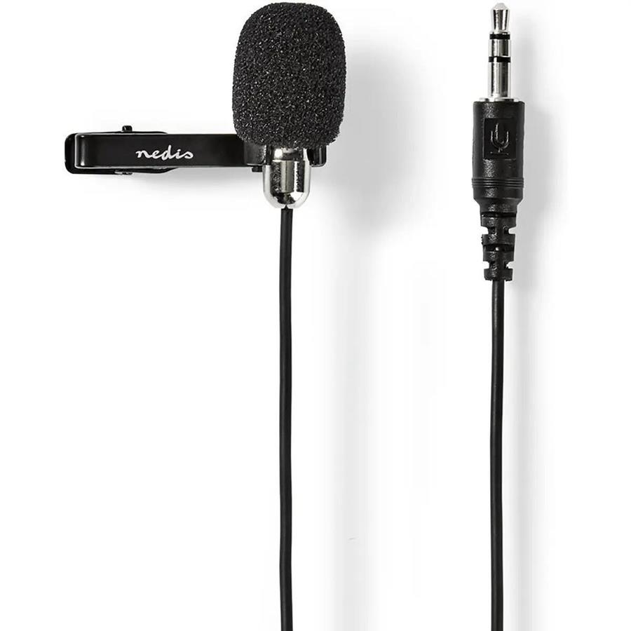 NEDIS MICCJ105BK - MICROFONE DE LAPELA JACK 3.5MM NEDIS MICCJ105BK - MICROFONE DE LAPELA JACK 3.5MM