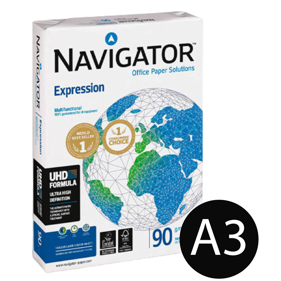 NAVIGATOR EXPRESSION - PAPEL FOTOCÓPIA A3 90GR (RESMA) NAVIGATOR EXPRESSION - PAPEL FOTOCÓPIA A3 90GR (RESMA)