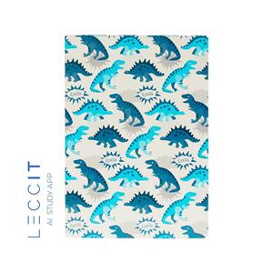Caderno Agrafado A4 Pautado DINO 48Fls 1un