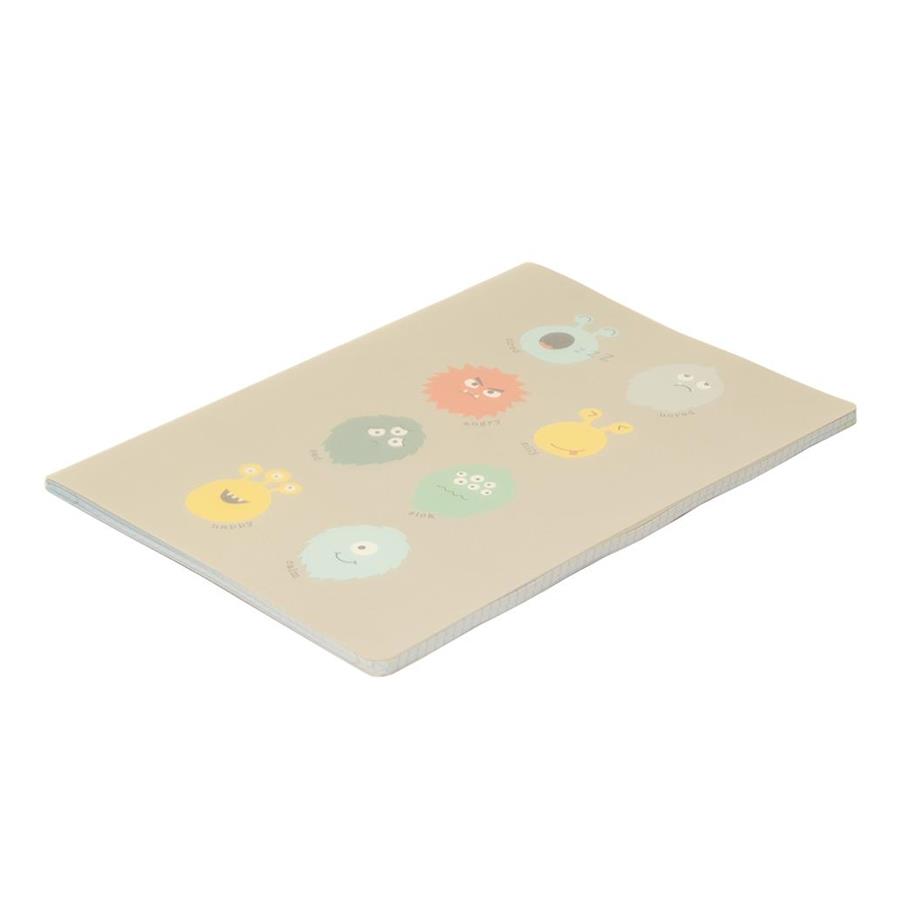 Caderno Agrafado A4 Quadriculado PP PLAY ME Monster 48Fls Caderno Agrafado A4 Quadriculado PP PLAY ME Monster 48Fls