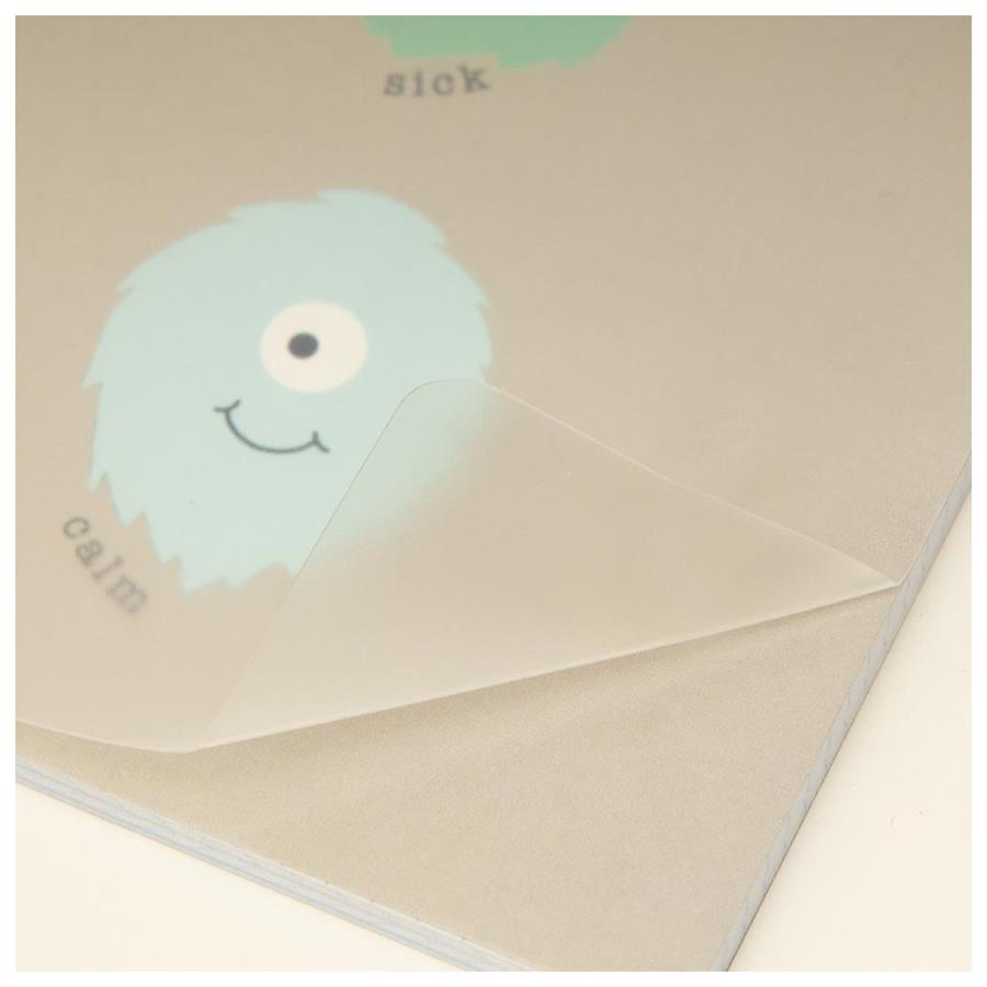 Caderno Agrafado A4 Quadriculado PP PLAY ME Monster 48Fls Caderno Agrafado A4 Quadriculado PP PLAY ME Monster 48Fls