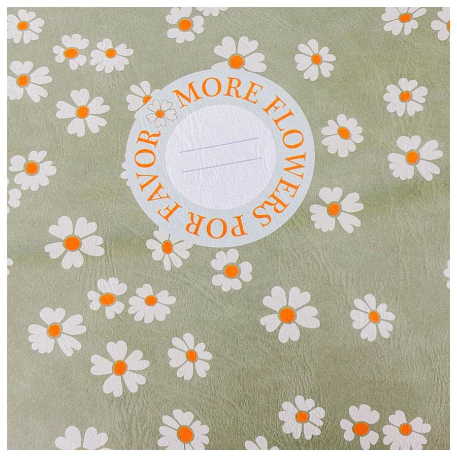 Caderno Agrafado A4 Pautado FLOWERS Verde 48Fls 1un Caderno Agrafado A4 Pautado FLOWERS Verde 48Fls 1un