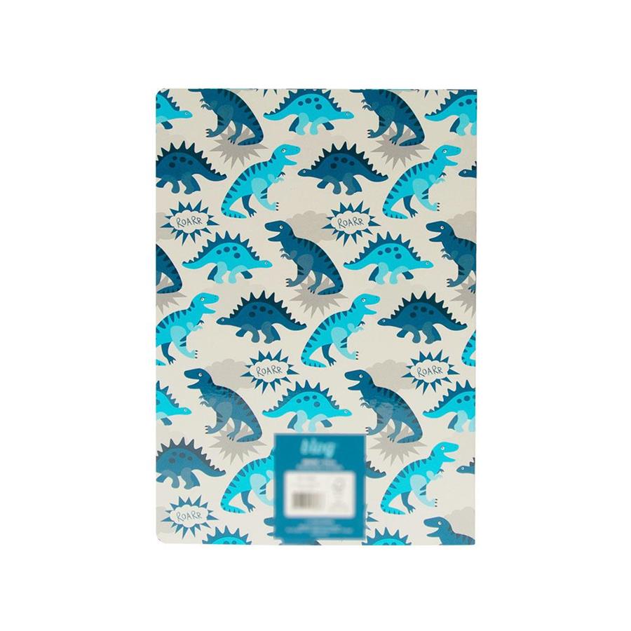 Caderno Agrafado A4 Pautado DINO 48Fls 1un Caderno Agrafado A4 Pautado DINO 48Fls 1un