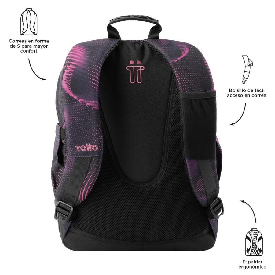 TOTTO - MOCHILA JUVENIL RAYOL (M - 8 A 12 ANOS) C/RODAS