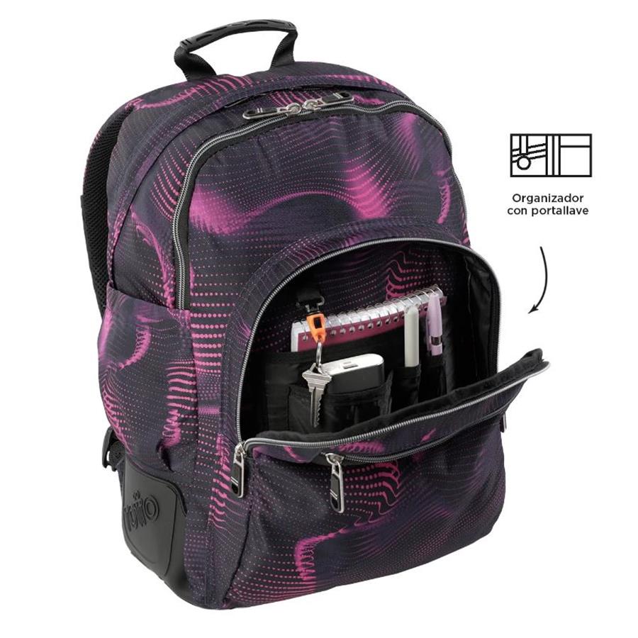 TOTTO - MOCHILA JUVENIL RAYOL (M - 8 A 12 ANOS) C/RODAS