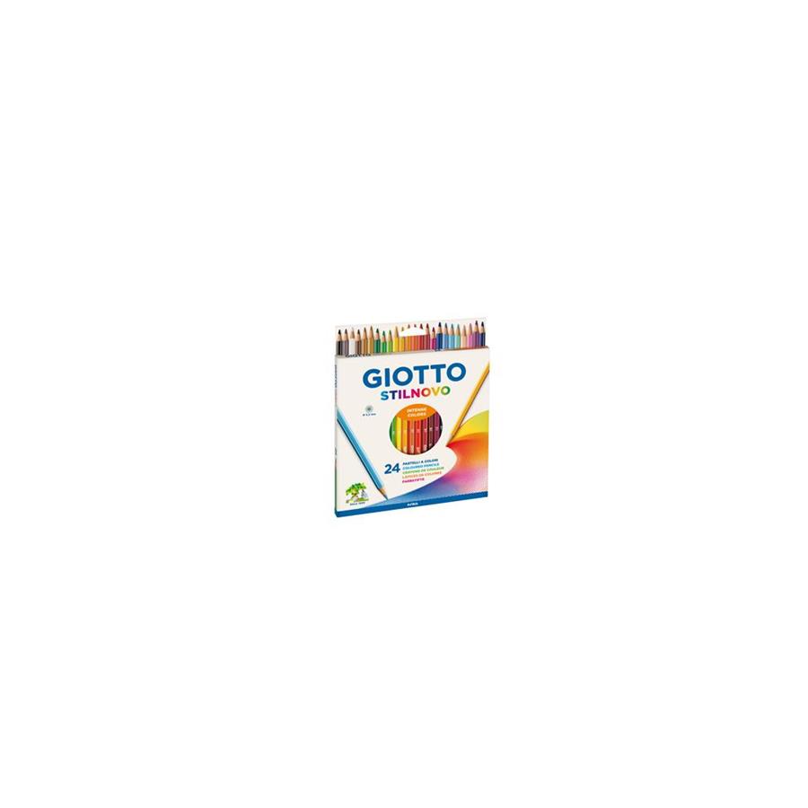 LÁPIS COR 24UN CX CARTÃO GIOTTO STILNOVO 18CM LÁPIS COR 24UN CX CARTÃO GIOTTO STILNOVO 18CM