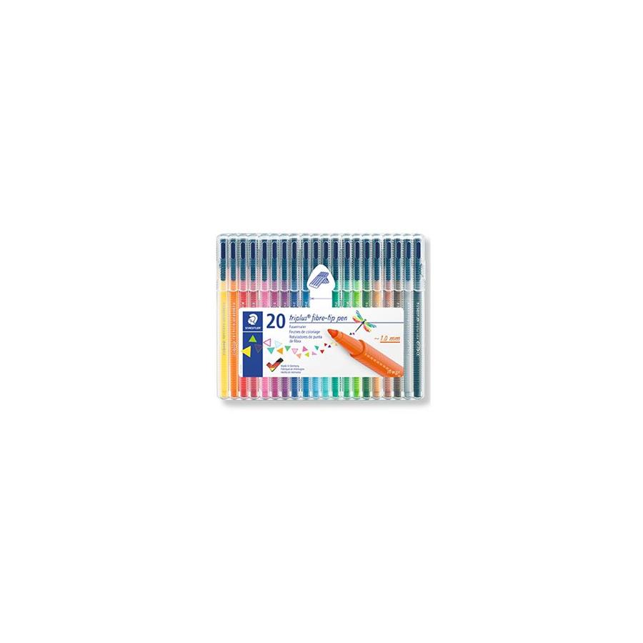 MARCADOR FELTRO 020UN STAEDTLER TRIPLUS 323 ESTOJO BOX MARCADOR FELTRO 020UN STAEDTLER TRIPLUS 323 ESTOJO BOX