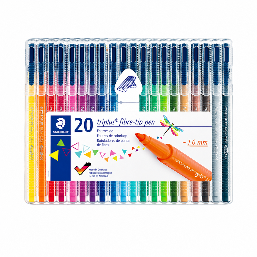 MARCADOR FELTRO 020UN STAEDTLER TRIPLUS 323 ESTOJO BOX MARCADOR FELTRO 020UN STAEDTLER TRIPLUS 323 ESTOJO BOX
