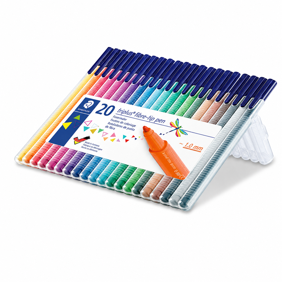 MARCADOR FELTRO 020UN STAEDTLER TRIPLUS 323 ESTOJO BOX MARCADOR FELTRO 020UN STAEDTLER TRIPLUS 323 ESTOJO BOX