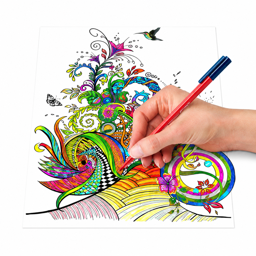 MARCADOR FELTRO 020UN STAEDTLER TRIPLUS 323 ESTOJO BOX MARCADOR FELTRO 020UN STAEDTLER TRIPLUS 323 ESTOJO BOX