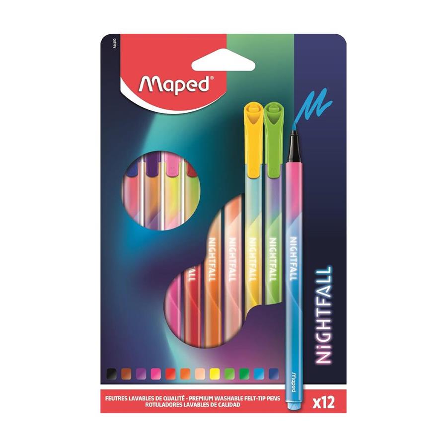 MARCADOR FELTRO 012UN MAPED PEPS NIGHTFALL MARCADOR FELTRO 012UN MAPED PEPS NIGHTFALL