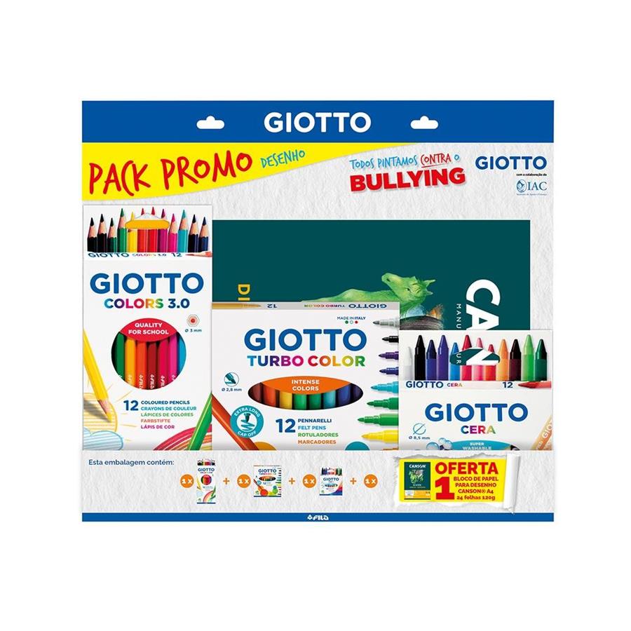 PACK PROMO GIOTTO DESENHO 3+1 PACK PROMO GIOTTO DESENHO 3+1