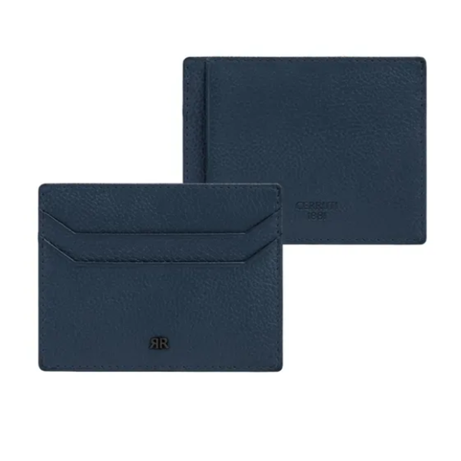 CERRUTI JEFFERSON - PORTA-CARTÕES AZUL PARA SENHOR CERRUTI JEFFERSON - PORTA-CARTÕES AZUL PARA SENHOR