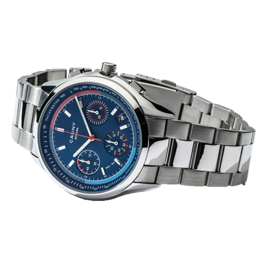 CAUNY ACCURA CRONÓGRAFO RELÓGIO PARA HOMEM (CAC003)