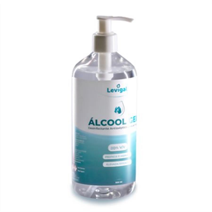 GEL HIGIENIZANTE DESINFETANTE DOSEADOR MÃOS 80% 500ML