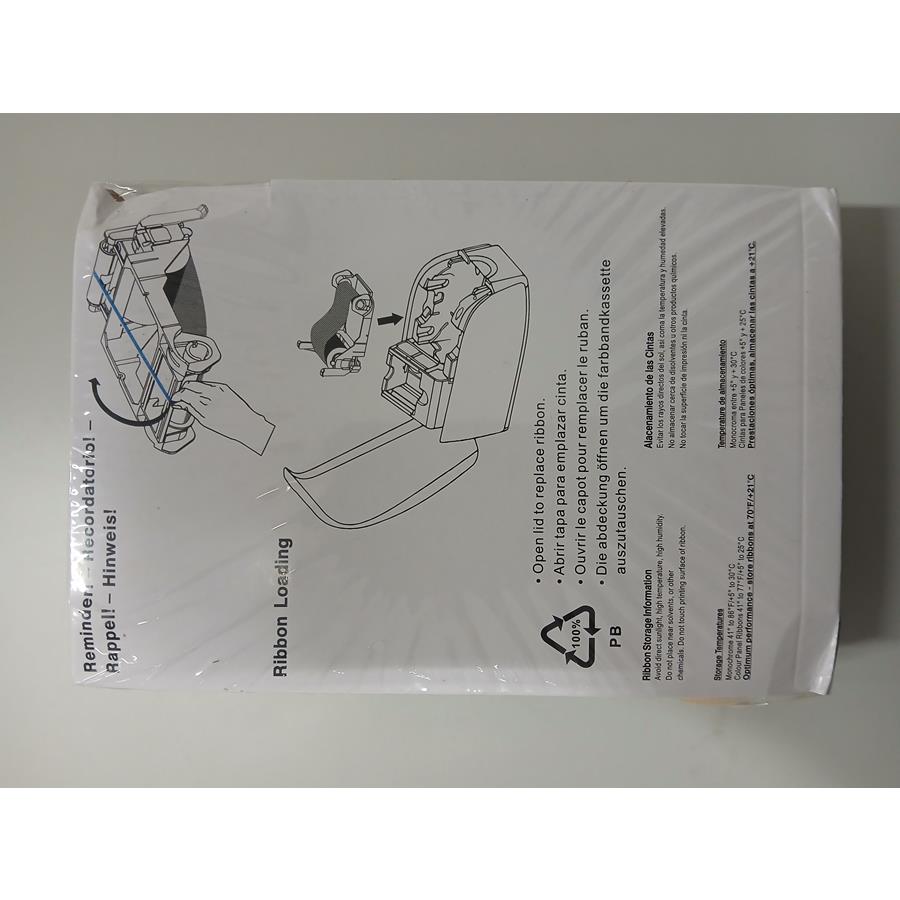 ZEBRA ZXP SÉRIES 1- FITA IMPRESSÃO MON. BRANCA (COMPATÍVEL)